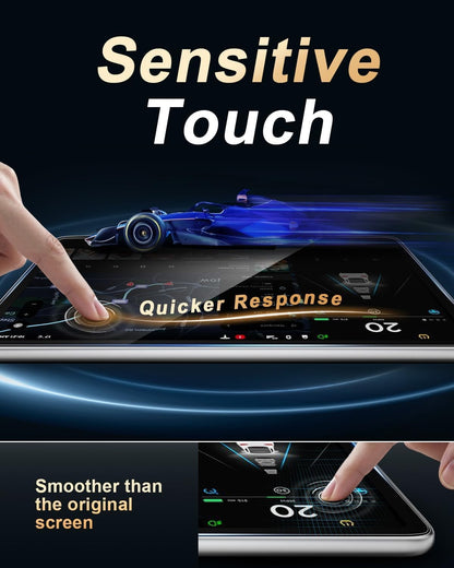 2025 - 26 Nissan Kicks Screen Protector, 12.3 Inch Navigation Anti-Finger, 4 Pcs