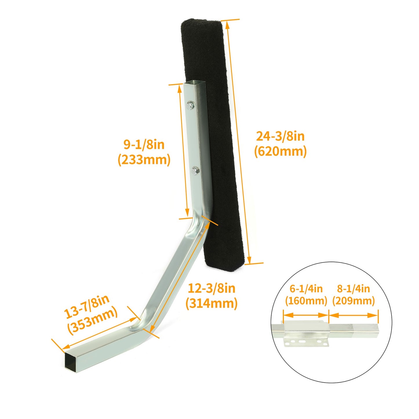 Pontoon Boat Trailer Bunk Board Guide 24.4" Adjustable for Ski & Fishing Boats- NEW!