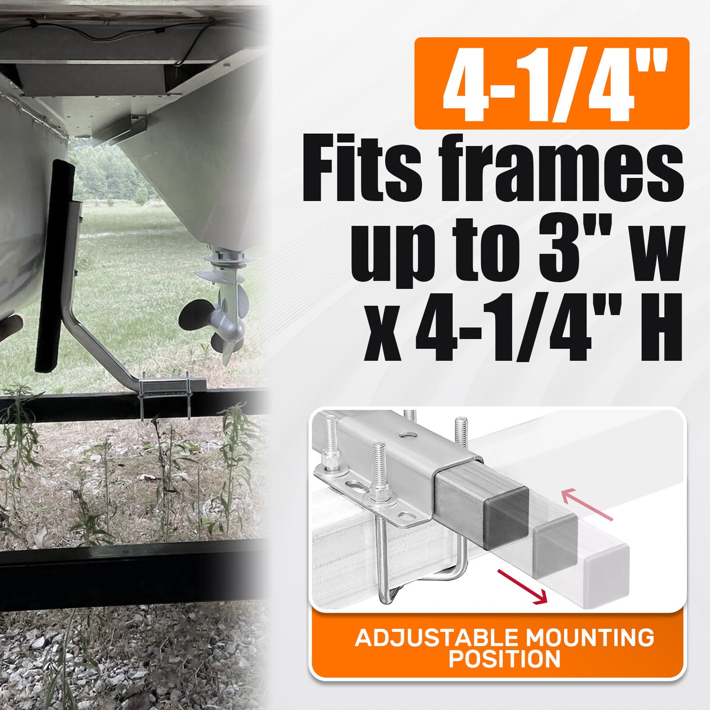 Pontoon Boat Trailer Bunk Board Guide 24.4" Adjustable for Ski & Fishing Boats- NEW!