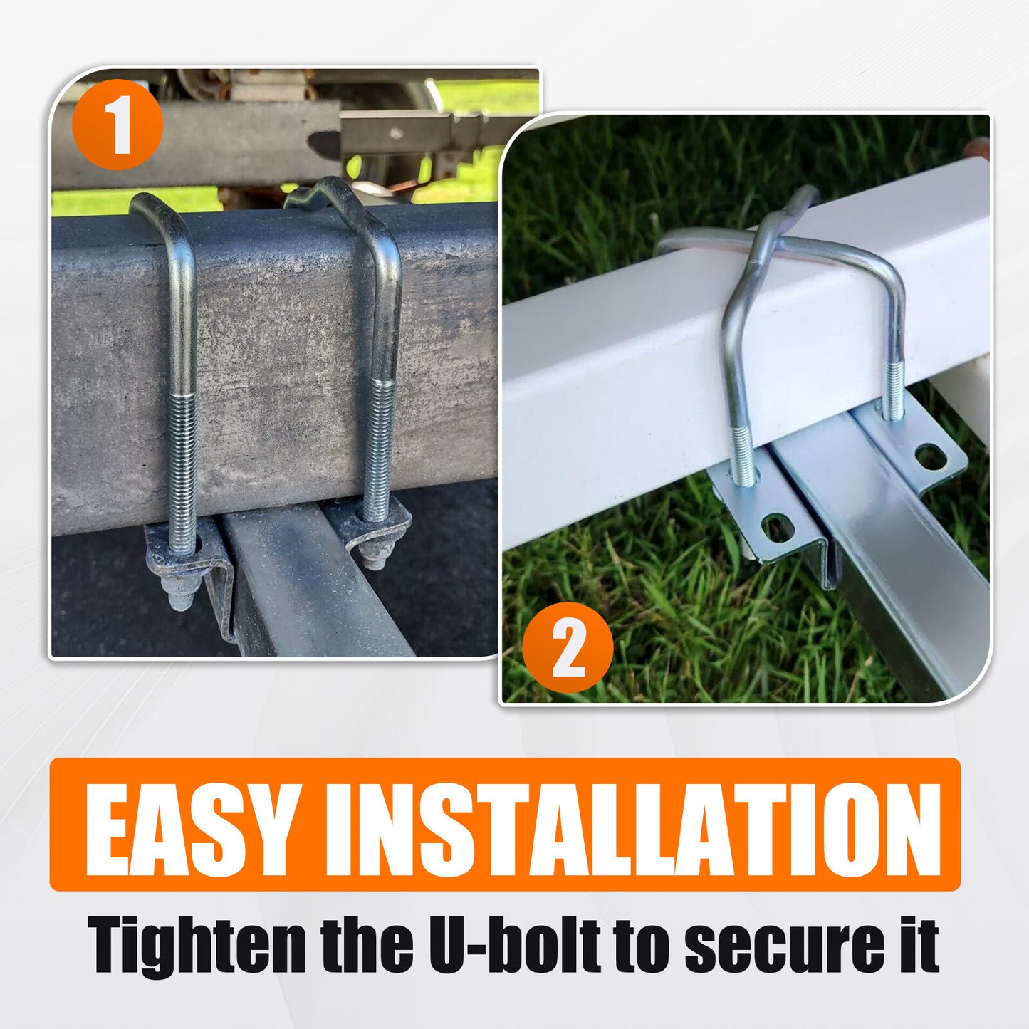 Pontoon Boat Trailer Bunk Board Guide 24.4" Adjustable for Ski & Fishing Boats- NEW!
