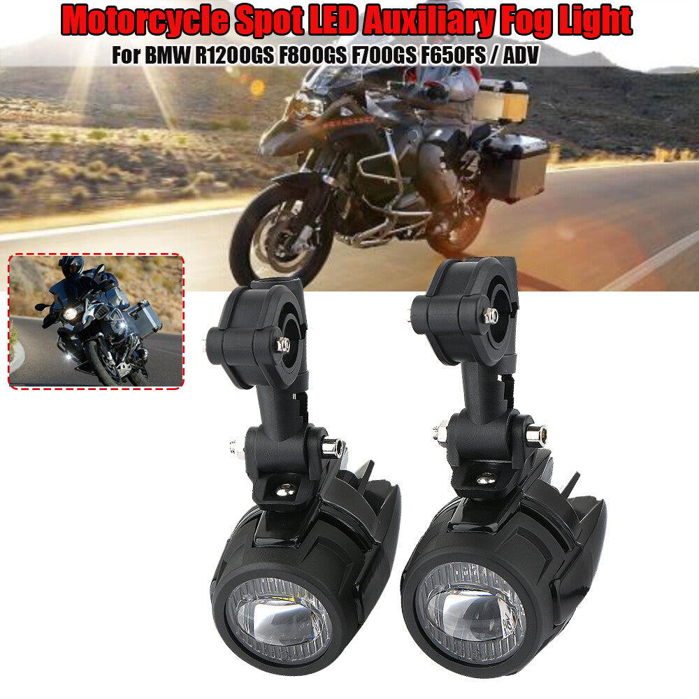 2x Motorcycle LED Fog Light for BMW R1200GS - 40W 6000LM Waterproof Lamp- BRAND NEW!