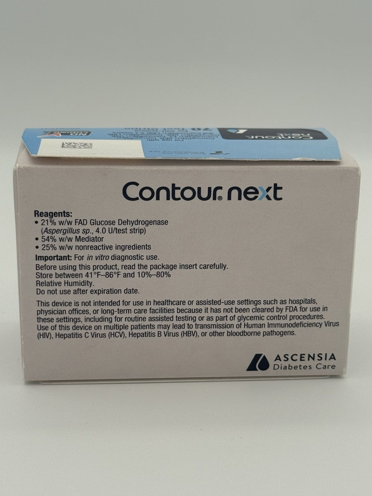 Contour Next Blood Glucose Test Strips 70ct, Expiration 2027, FDA Approved - NEW!