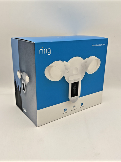 Ring Floodlight Cam Wired Plus 1080p Outdoor Security Camera White - BRAND NEW !