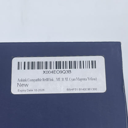 4PK Ink Refill Bottles for HP Smart Tank 555 455 5101 450 5000 6001 7301,