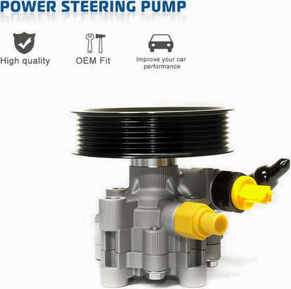 Power Steering Pump 21-5245, W/ Pulley For 2002-2009 Toyota Camry Solara, New!