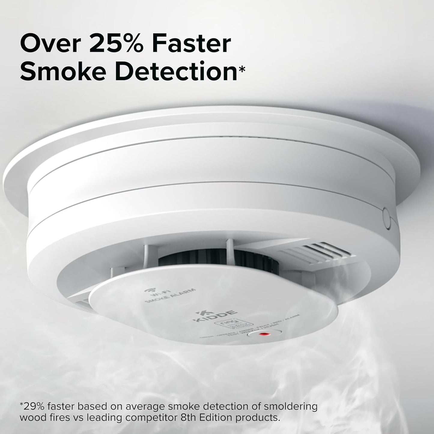 Kidde RGCUAR-RW Smart Smoke & Carbon Monoxide Alarm w/ Ring Alerts, Wired, New!