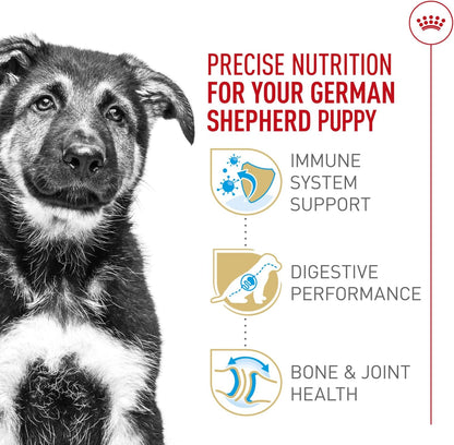 Royal Canin Puppy German Shepherd Breed Nutrition Dog Food, 2.5 lbs, Exp. 3/2027