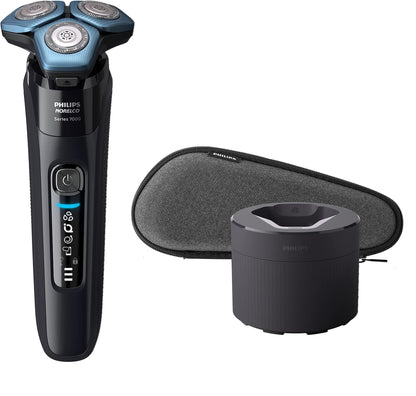 Philips Norelco Shaver 7500 w/ SenseIQ (S7783/84) w/ Cleaning Pod, Black - New!