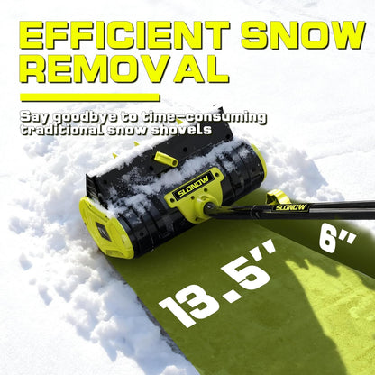 Slonow Cordless 13.5 Inch Snow Shovel, 48V, 4 Ah Rechargeable Snow Blower, New!