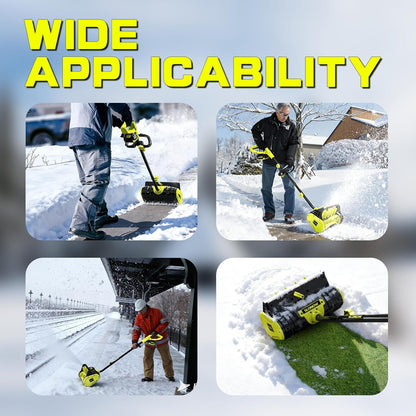 Slonow Cordless 13.5 Inch Snow Shovel, 48V, 4 Ah Rechargeable Snow Blower, New!