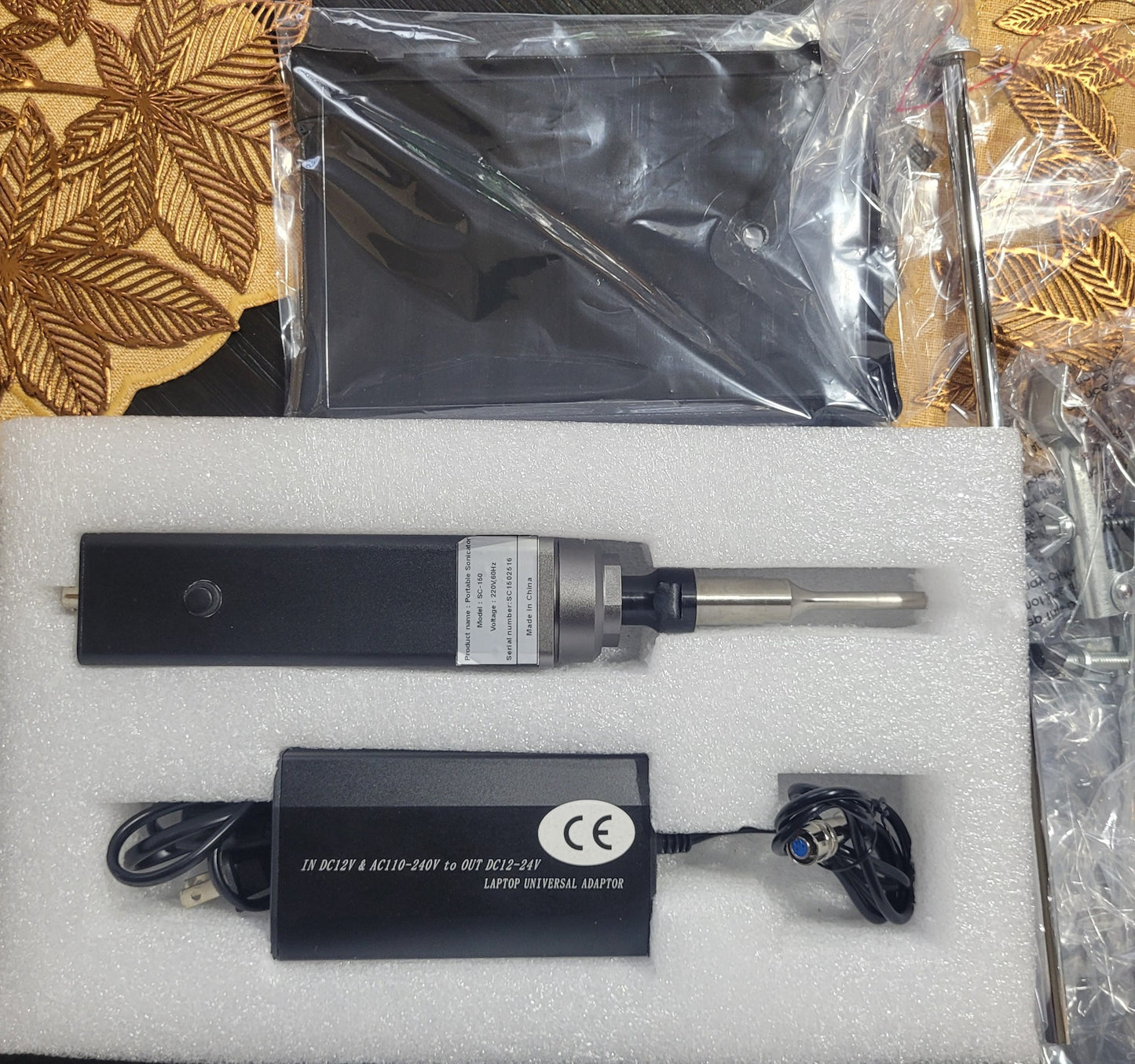 Portable Handheld & Desktop Ultrasonic Homogenizer Titanium Alloy Probe - New!