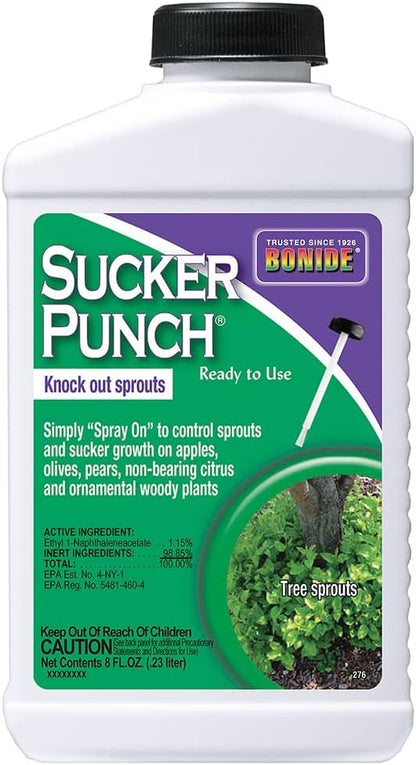 Bonide Sucker Punch, 8 oz Ready-to-Use Sprout Control Liquid, w/ Brush on - New!