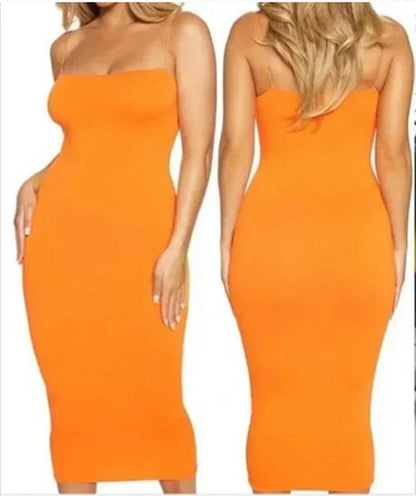 Naked Wardrob Sultry Dress, Sheath Midi Strap (NW-D0043) - New w/Tag