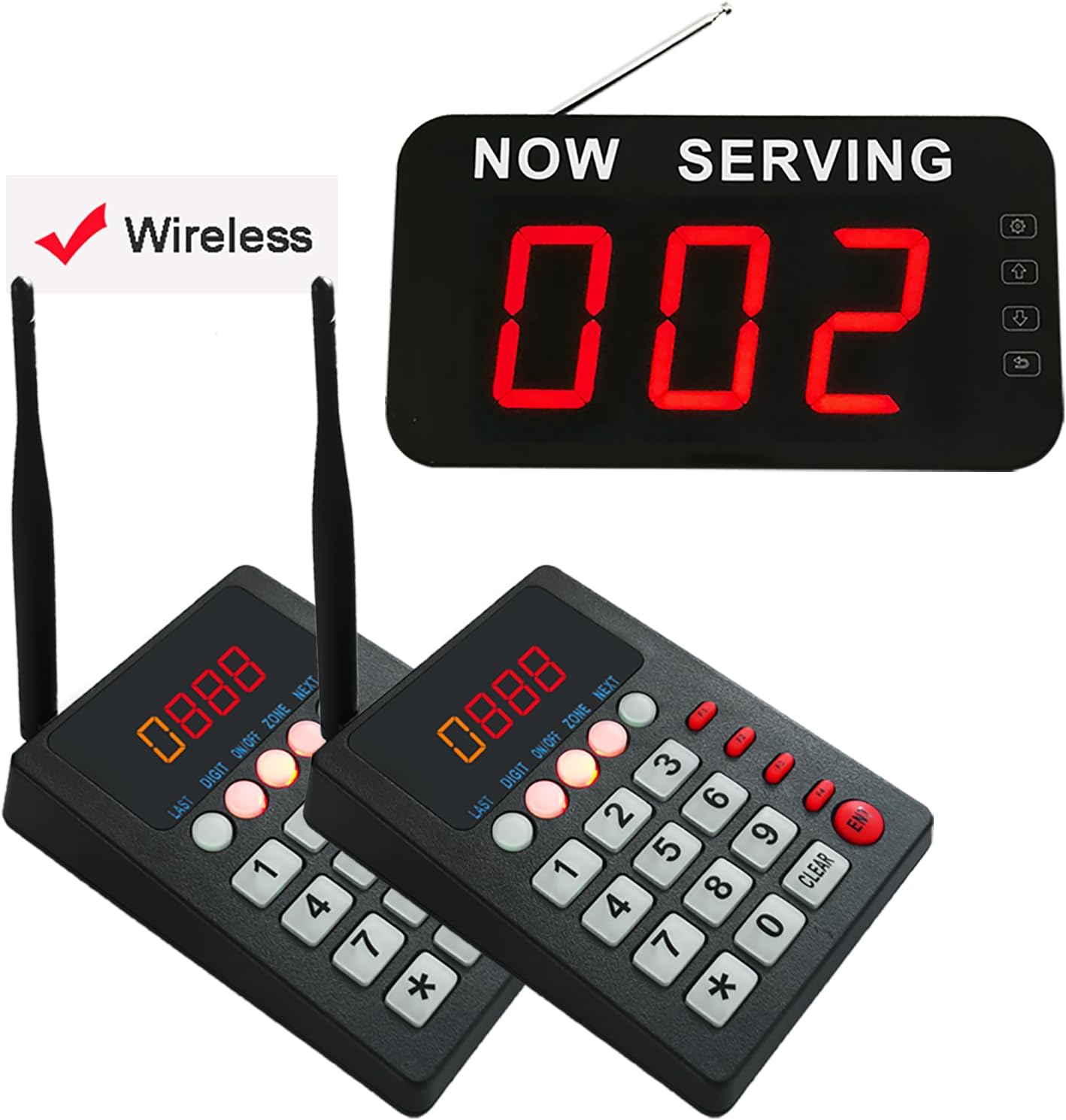 KOQICALL Take A Number System Queue Manager Calling System, New, Free Shipping!