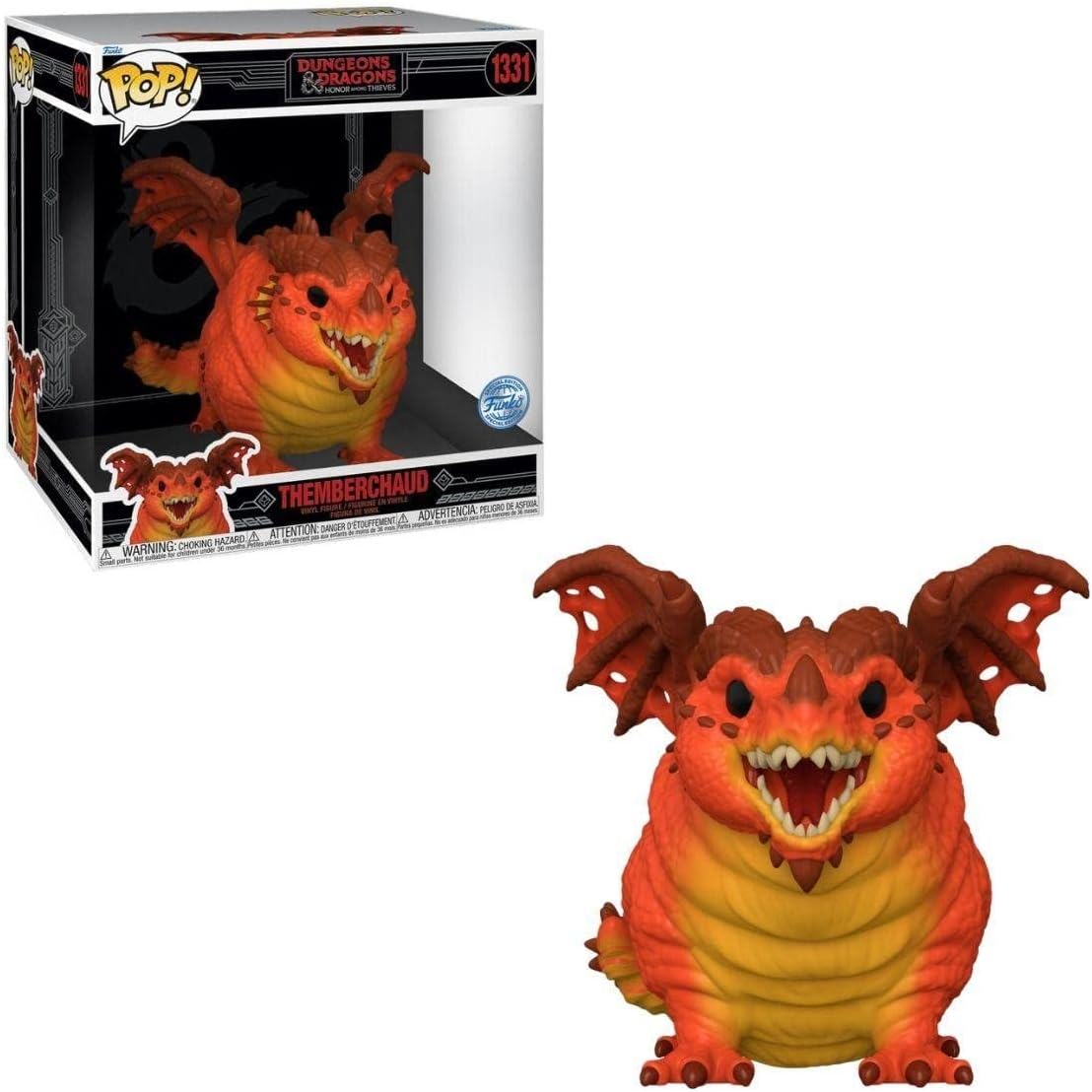 Funko Pop! 1331 Dungeons & Dragons Themberchaud 10" Jumbo Vinyl Figure, New!