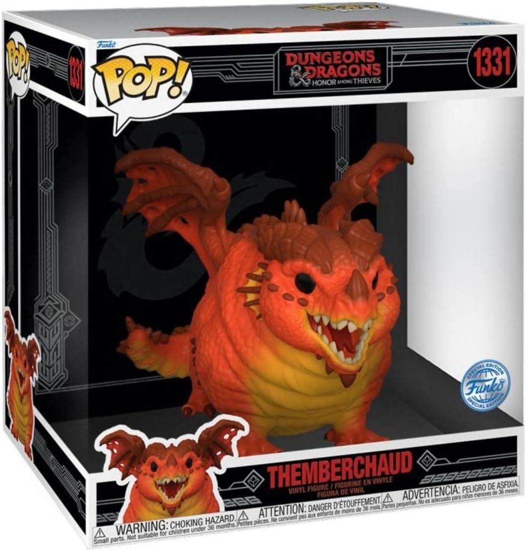 Funko Pop! 1331 Dungeons & Dragons Themberchaud 10" Jumbo Vinyl Figure, New!