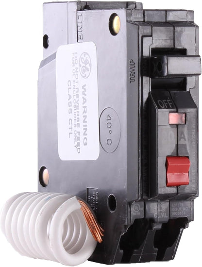 GE Ground Fault Circuit Interrupter Breaker, 20 amp (THQL1120GFTP), New!