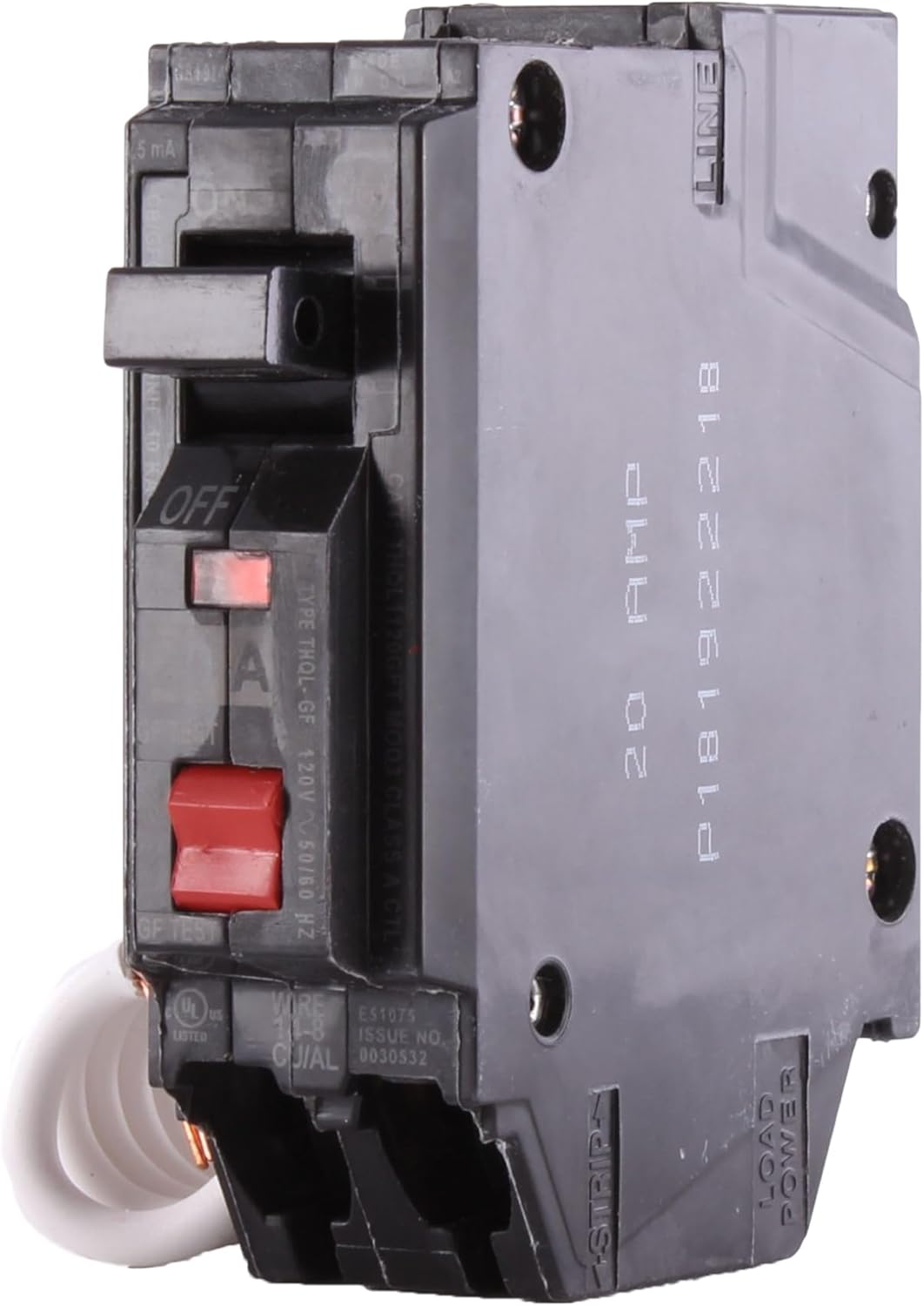 GE Ground Fault Circuit Interrupter Breaker, 20 amp (THQL1120GFTP), New!