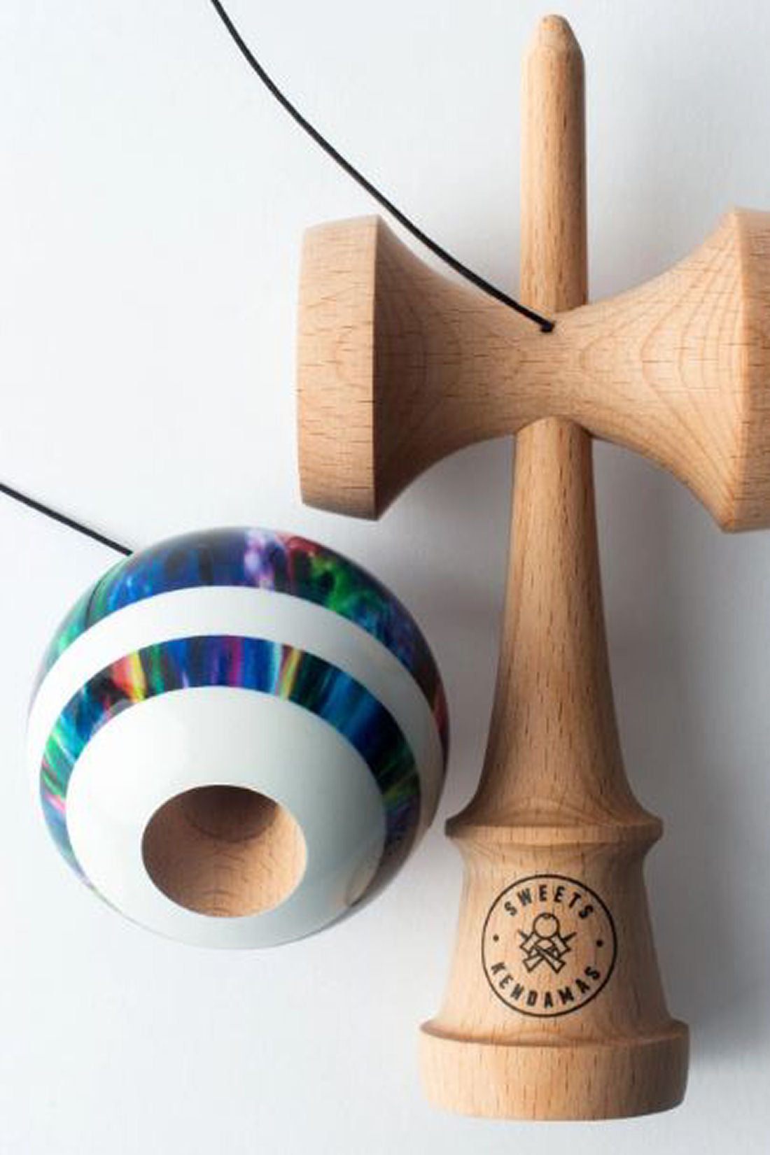 Genuine / Authentic Sweets Kendamas, Sweets Tie Dye 059-TDY, New in Box, Rare!