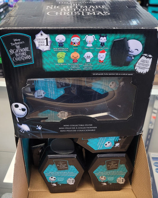Disney The Nightmare Before Christmas Collectible Plush Series 1, Blind Box, NEW