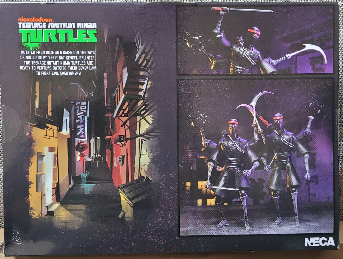 NECA Teenage Mutant Ninja Turtles (2012 Cartoon) Footbots 7" Scale Figures, New!