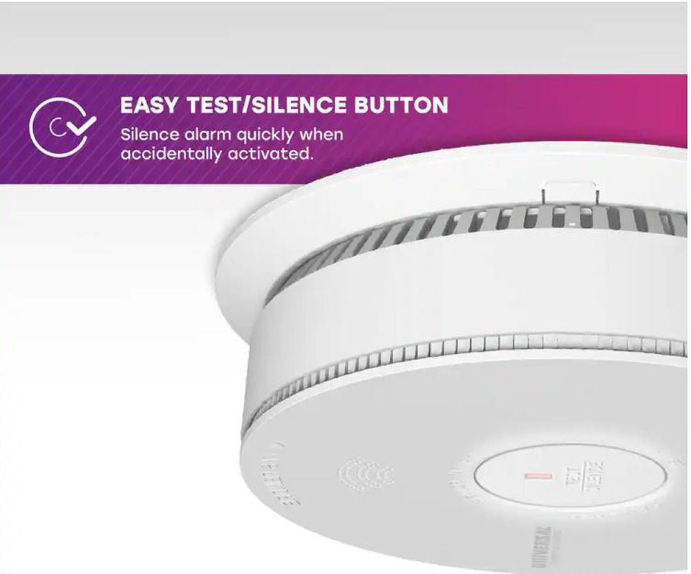 USI 3 in 1 Smoke, Fire & Carbon Mono Alarm w/ Voice, 2 Pack, (USI/SMCO/10YR/V/2)