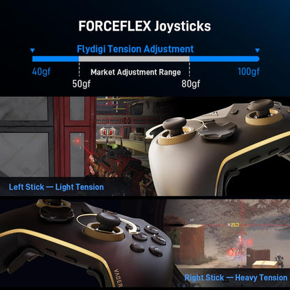 Flydigi Vader 5 Pro Wireless Gaming Controller, Forceflex - Multi-Platform, New!