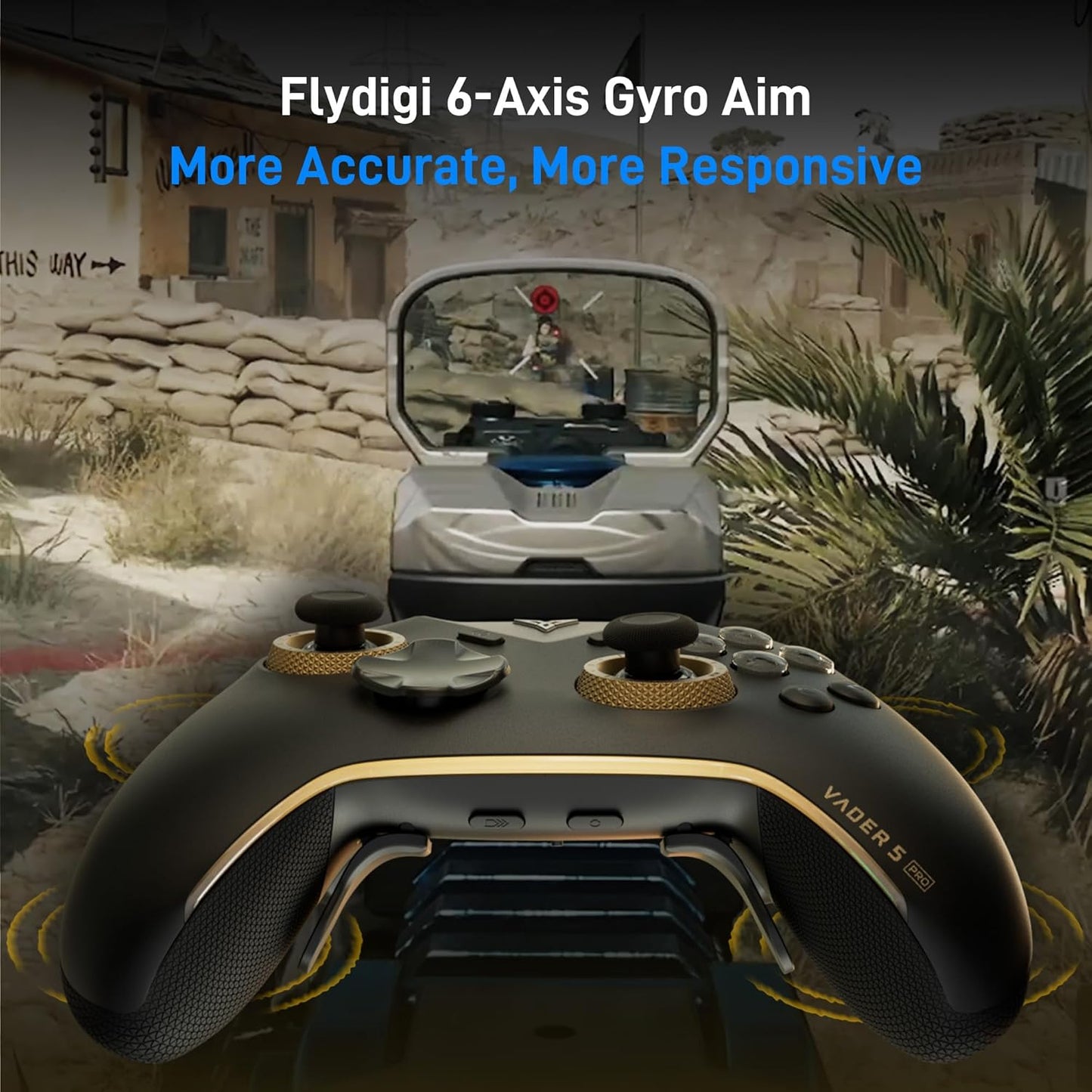 Flydigi Vader 5 Pro Wireless Gaming Controller, Forceflex - Multi-Platform, New!