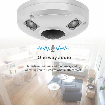 Vonnision Fixed Lens 360 degrees, 5MP POE Panoramic Camera (VS-IF1354RWM5), New!