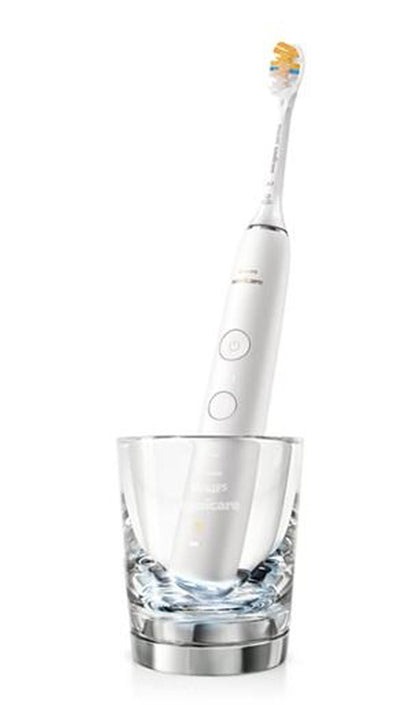 Philips Sonicare DiamondClean Smart HX9904/72 Electric Toothbrush, White/Pink