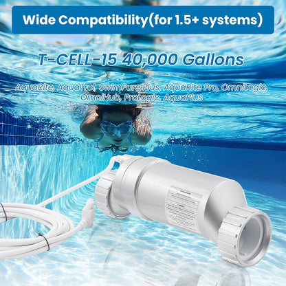 Replacement Hayward W3T-Cell15 TurboCell Salt Chlorination Cell, 40K Gal. - New!