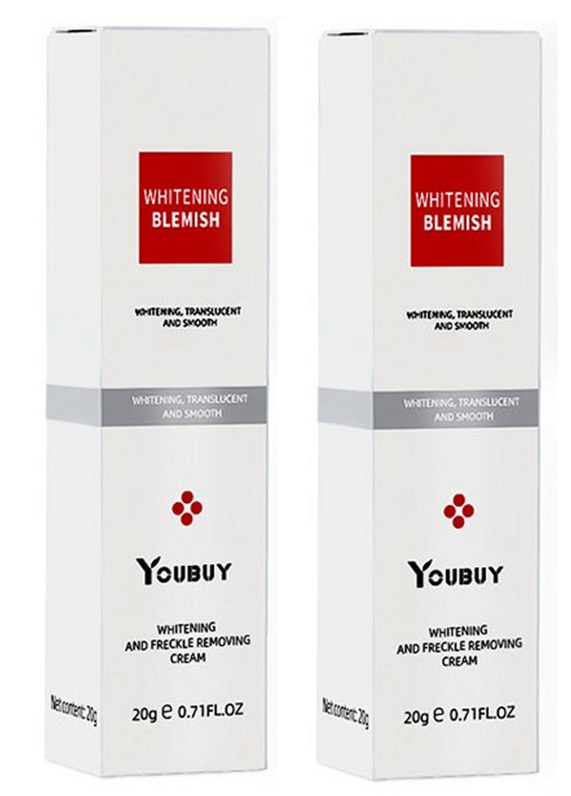 Youbuy Whitening and Freckle Removing Cream (2 Pack - 1.4 oz) Exp. 5/2028 - New!