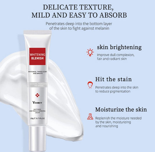 Youbuy Whitening and Freckle Removing Cream (2 Pack - 1.4 oz) Exp. 5/2028 - New!