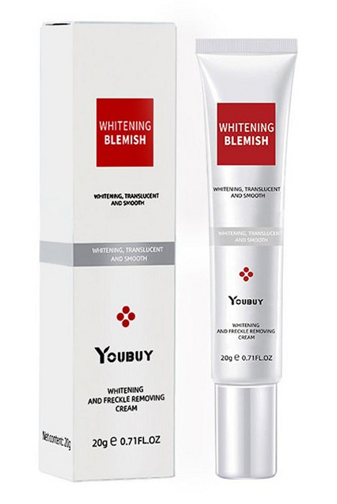 Youbuy Whitening and Freckle Removing Cream (2 Pack - 1.4 oz) Exp. 5/2028 - New!