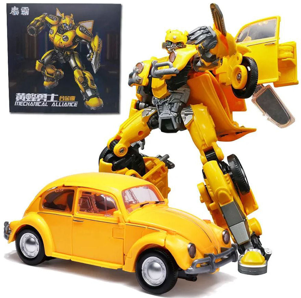 Mechanical Alliance YS-03 Metal Version Bumble Bee Transforming Toy, 8", New!