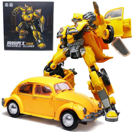 Mechanical Alliance YS-03 Metal Version Bumble Bee Transforming Toy, 8", New!