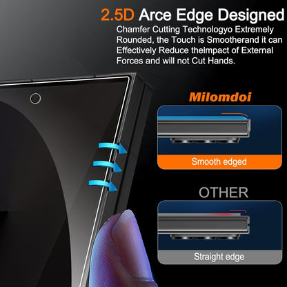 Milomdoi (2Pack) Pro Tempered Glass Screen Protector for Samsung Galaxy Z Fold 7